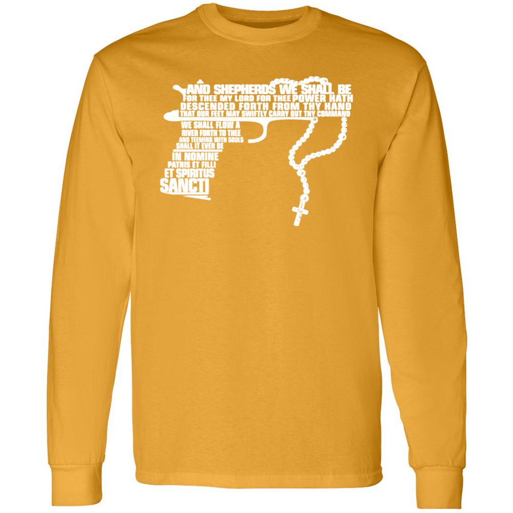 Long Sleeve T-Shirt - 4HYT3TVR - Gold - 9