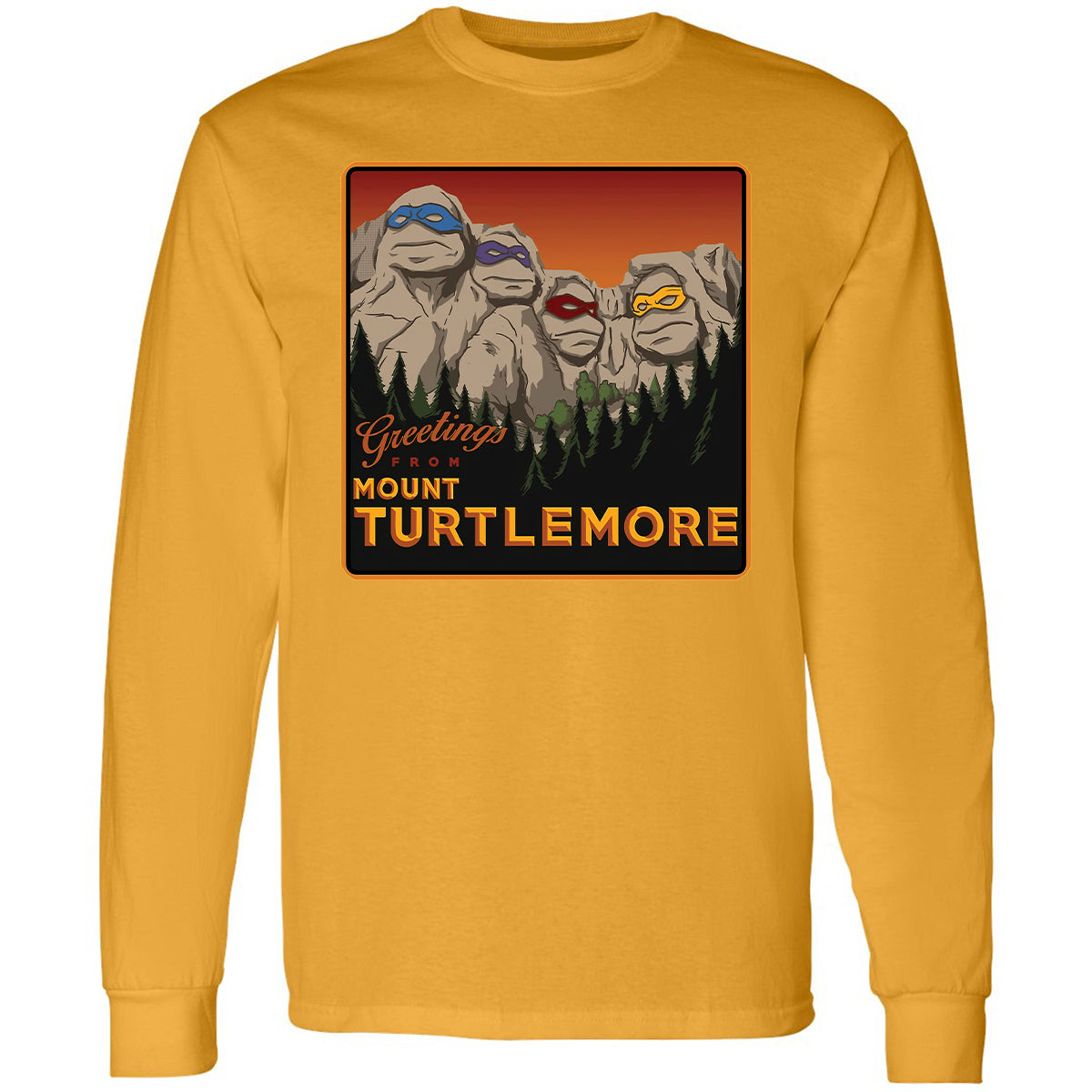 Long Sleeve T-Shirt - E1XU2MHK - Gold - 9