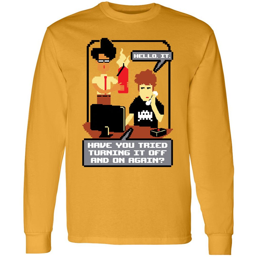 Long Sleeve T-Shirt - SQRDPTT9 - Gold - 9