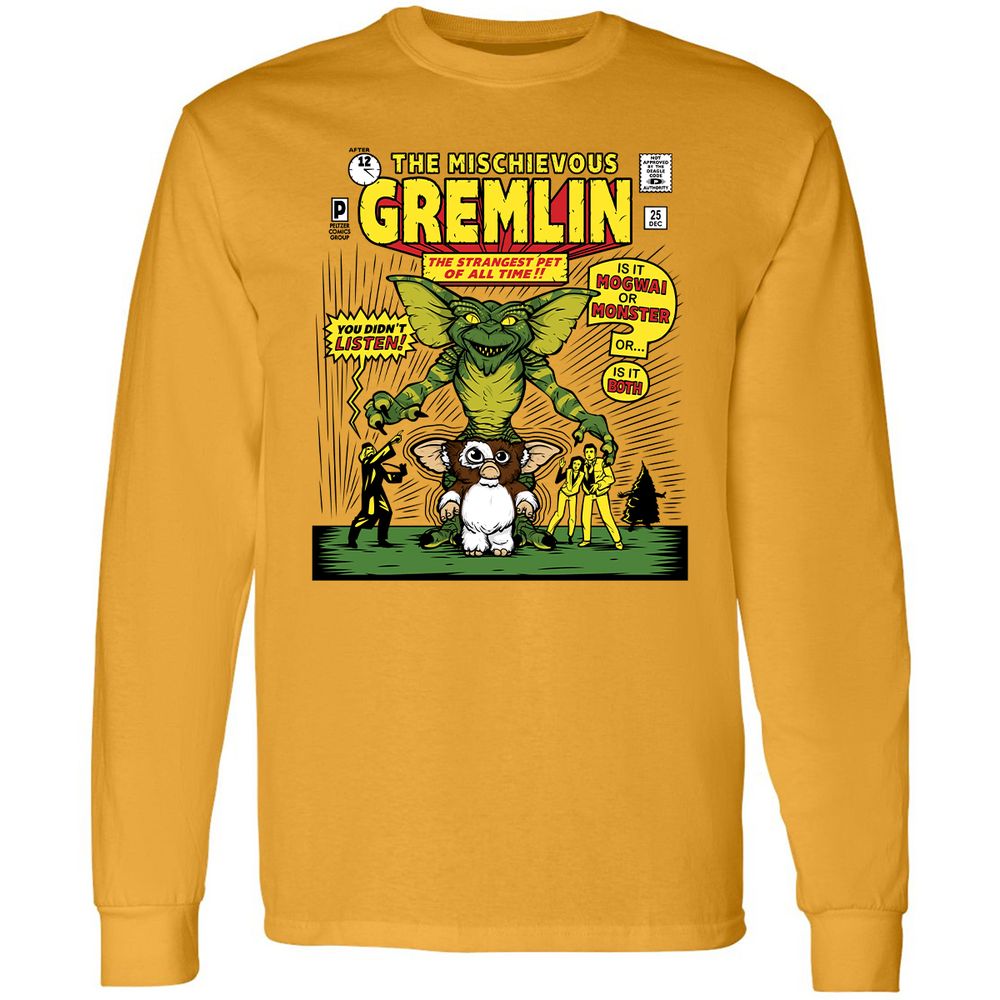 Long Sleeve T-Shirt - 4YDMUJAS - Gold - 9