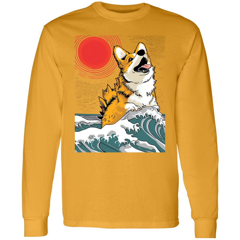 Long Sleeve T-Shirt - TDKS28ZN - Gold - 9