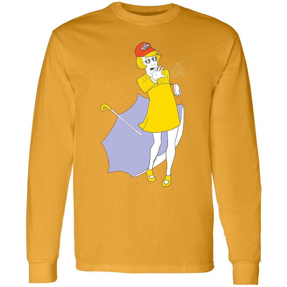 Long Sleeve T-Shirt - ZGWTB5MP - Gold - 9