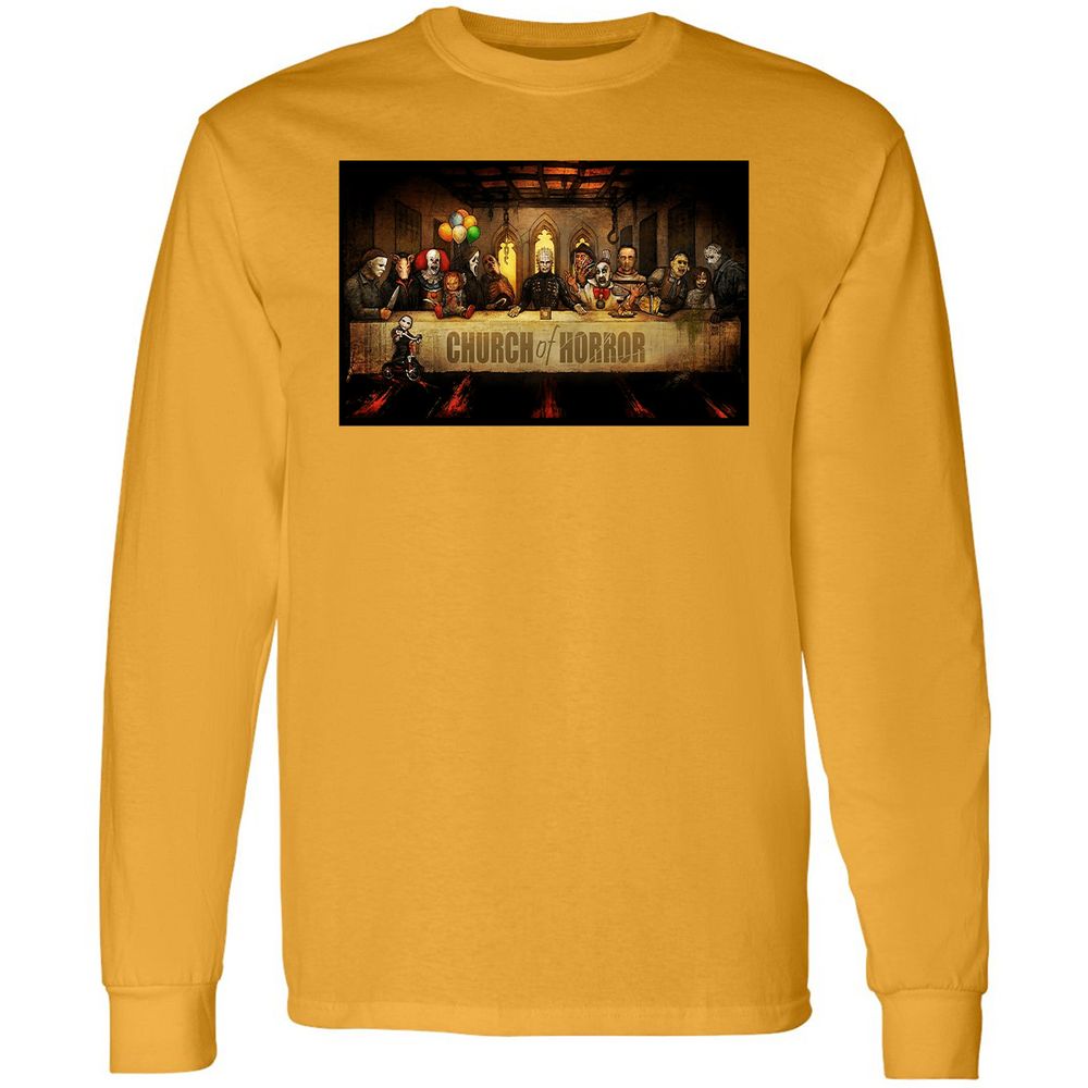 Long Sleeve T-Shirt - KKN2JXLU - Gold - 9