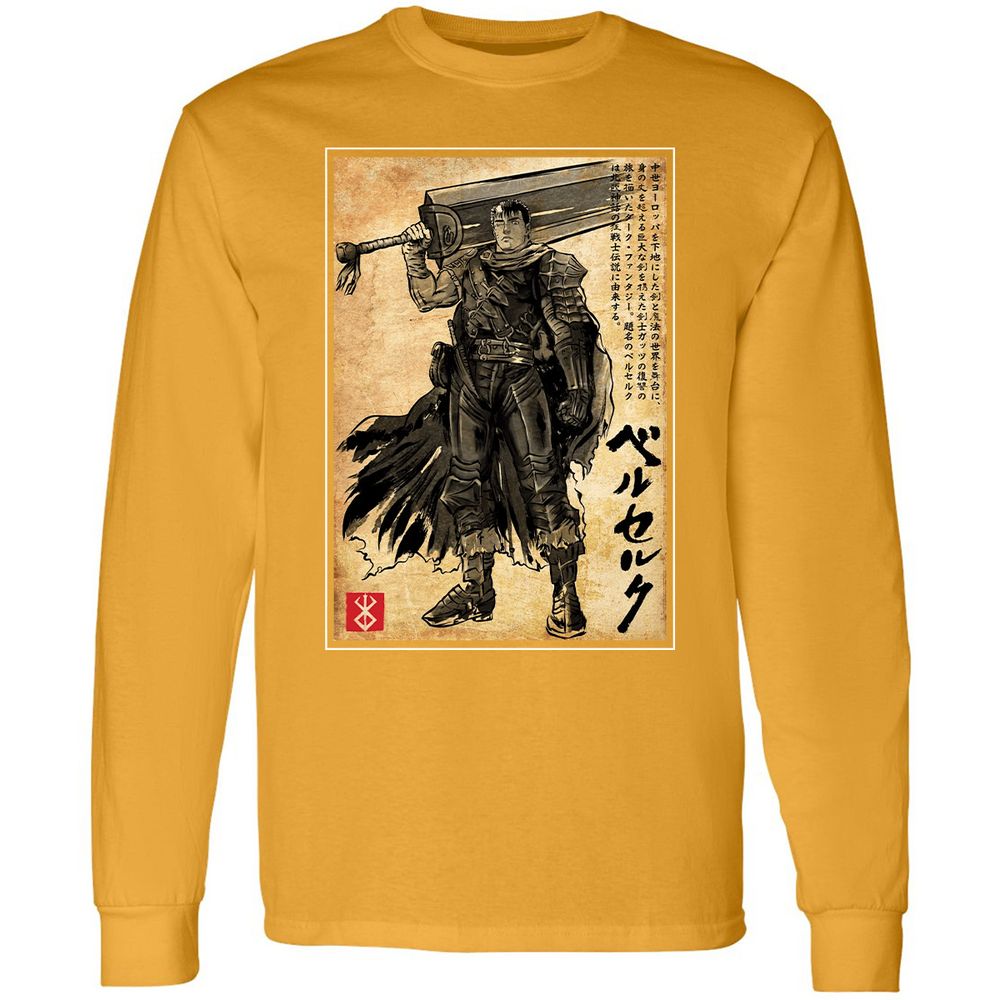 Long Sleeve T-Shirt - P9BHFV65 - Gold - 9