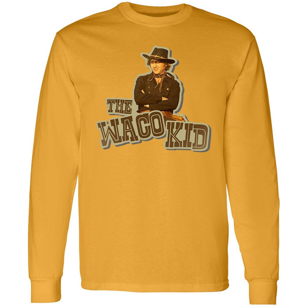 Long Sleeve T-Shirt - QWWU5ZDF - Gold - 9