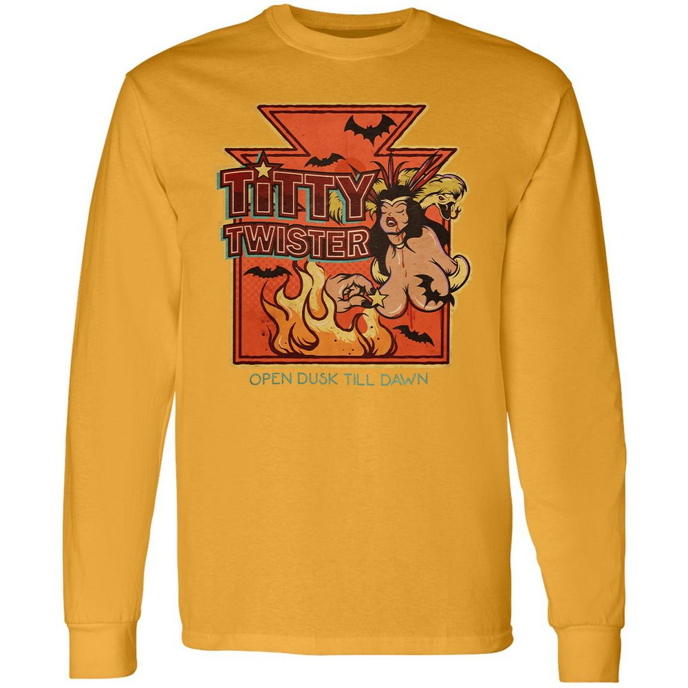 Long Sleeve T-Shirt - 712DV3RG - Gold - 9