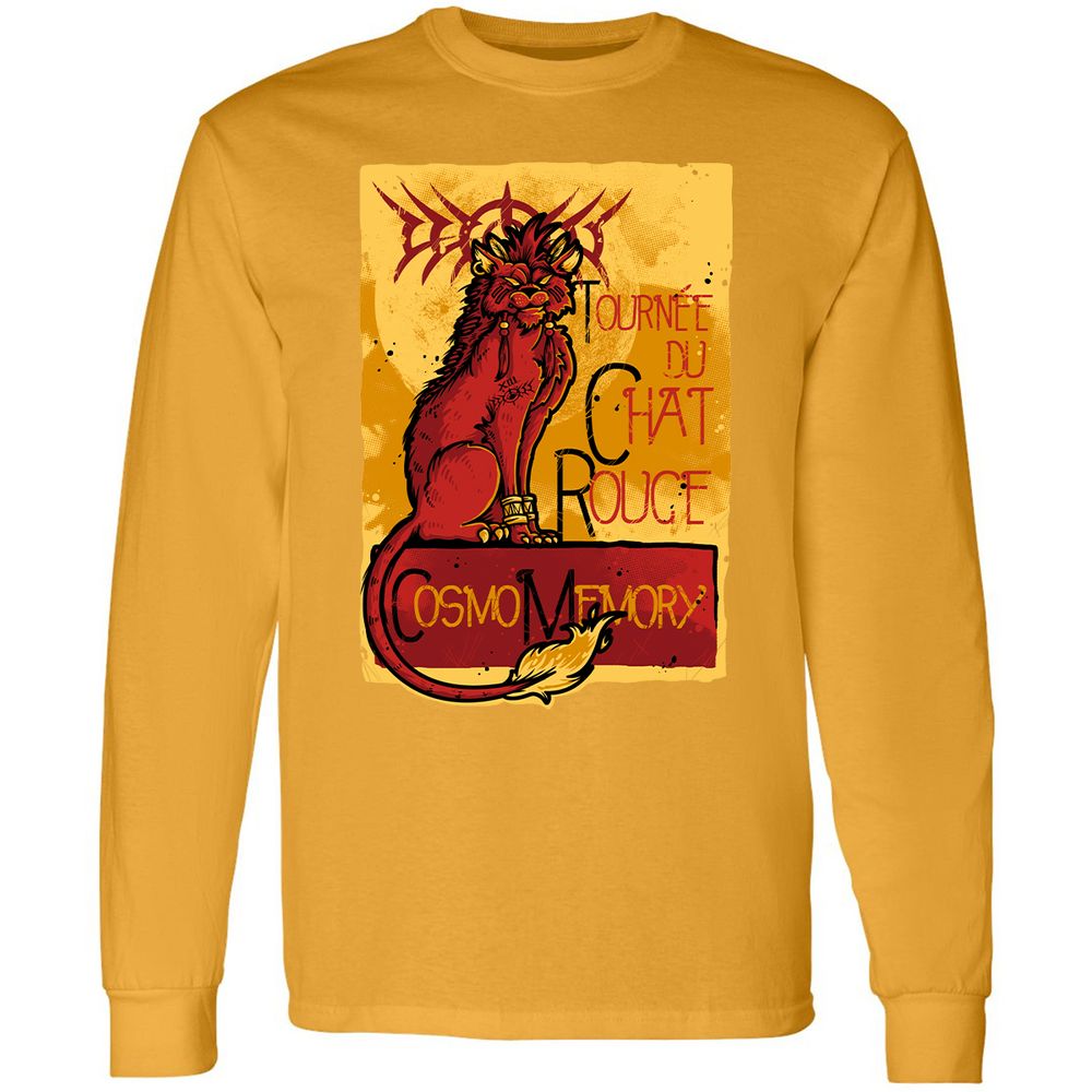 Long Sleeve T-Shirt - QXXD6GWM - Gold - 9