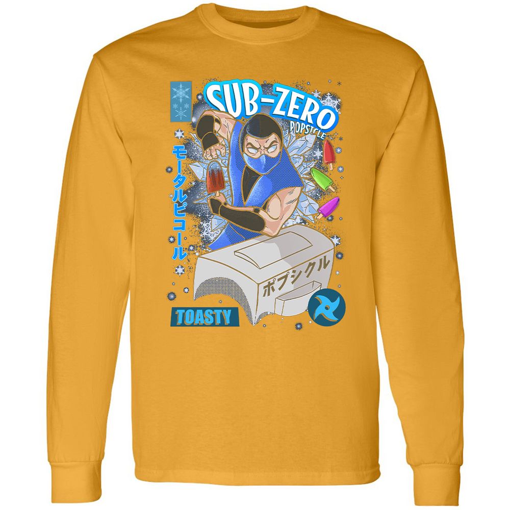 Long Sleeve T-Shirt - 1B5AEQ54 - Gold - 9