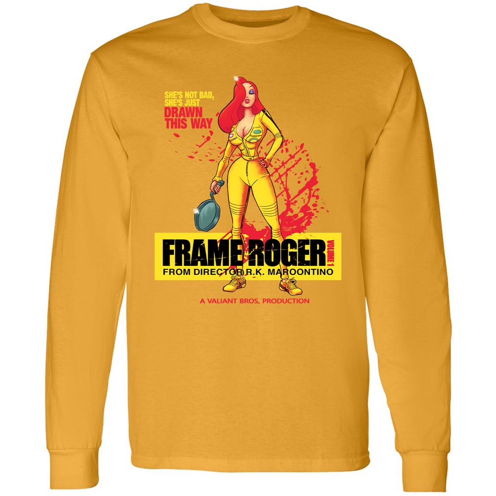 Long Sleeve T-Shirt - FXN1GQXL - Gold - 9