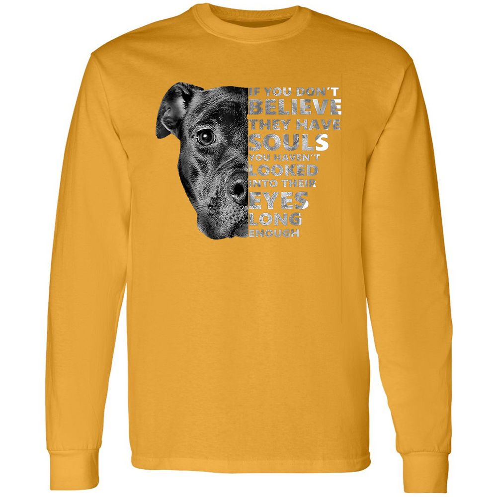 Long Sleeve T-Shirt - GBZFAMWP - Gold - 9