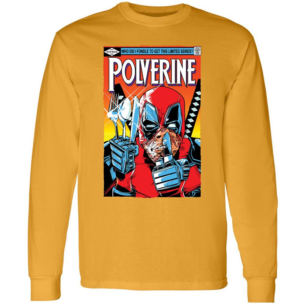 Long Sleeve T-Shirt - NYVUJRT5 - Gold - 9