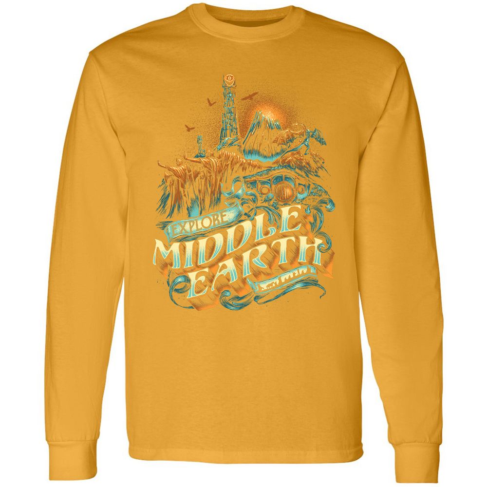 Long Sleeve T-Shirt - ZSKSQHEZ - Gold - 9