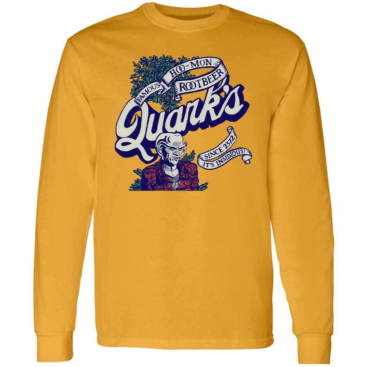 Long Sleeve T-Shirt - XU1QG7ZF - Gold - 9