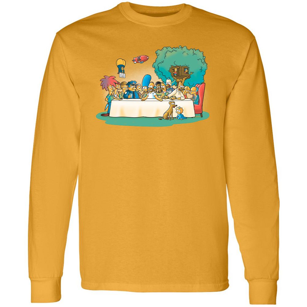 Long Sleeve T-Shirt - PMA55VB9 - Gold - 9