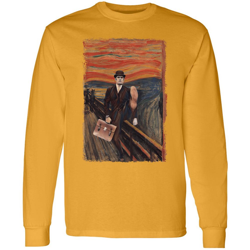 Long Sleeve T-Shirt - YUMENUXV - Gold - 9