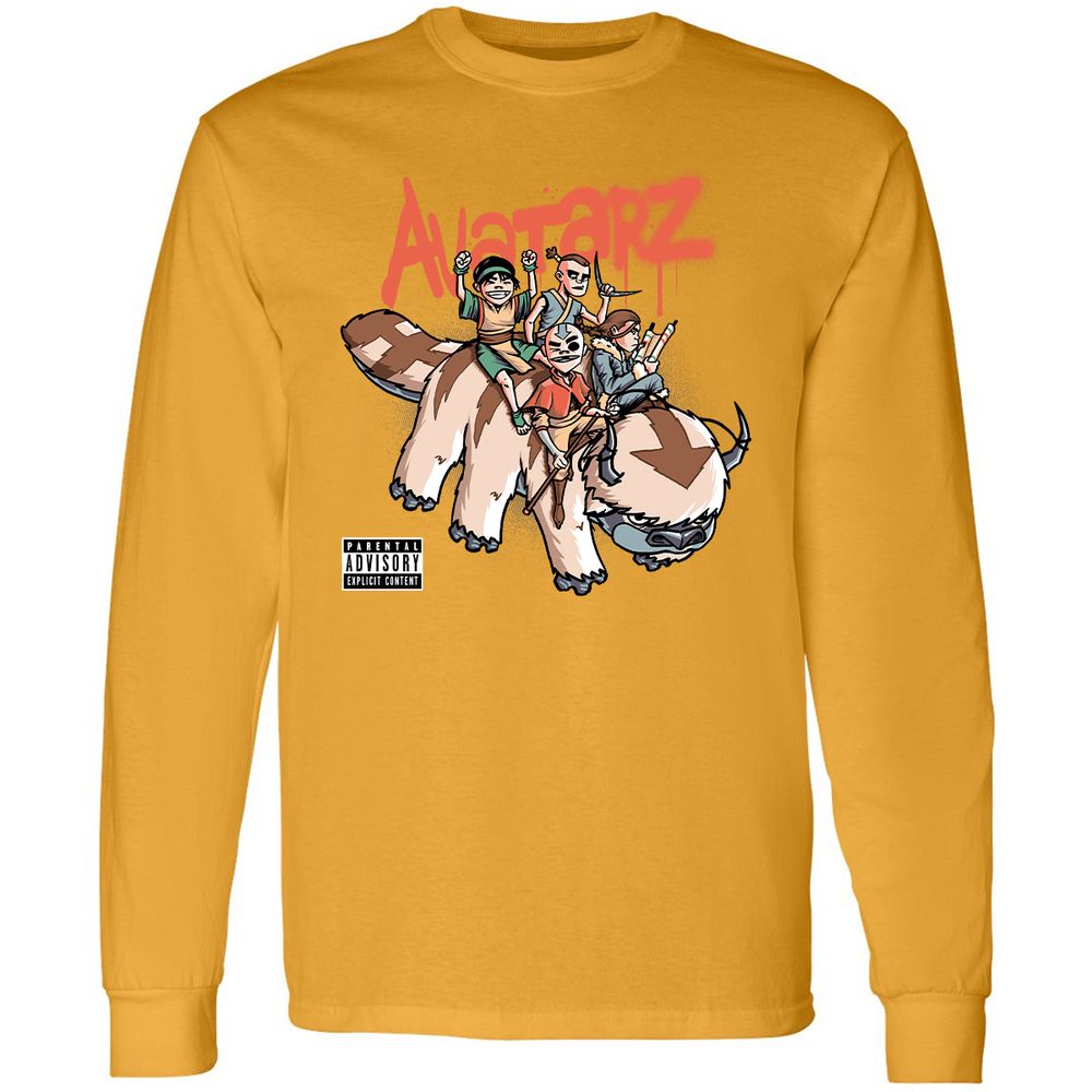 Long Sleeve T-Shirt - EGA98VF4 - Gold - 9