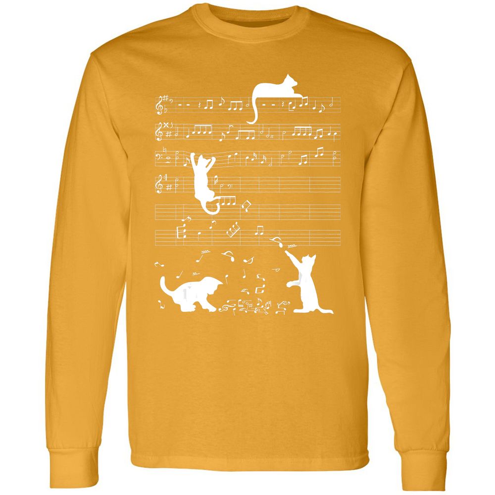 Long Sleeve T-Shirt - 68MBX9BK - Gold - 9