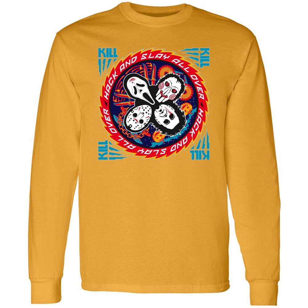 Long Sleeve T-Shirt - FV3K6WYZ - Gold - 9