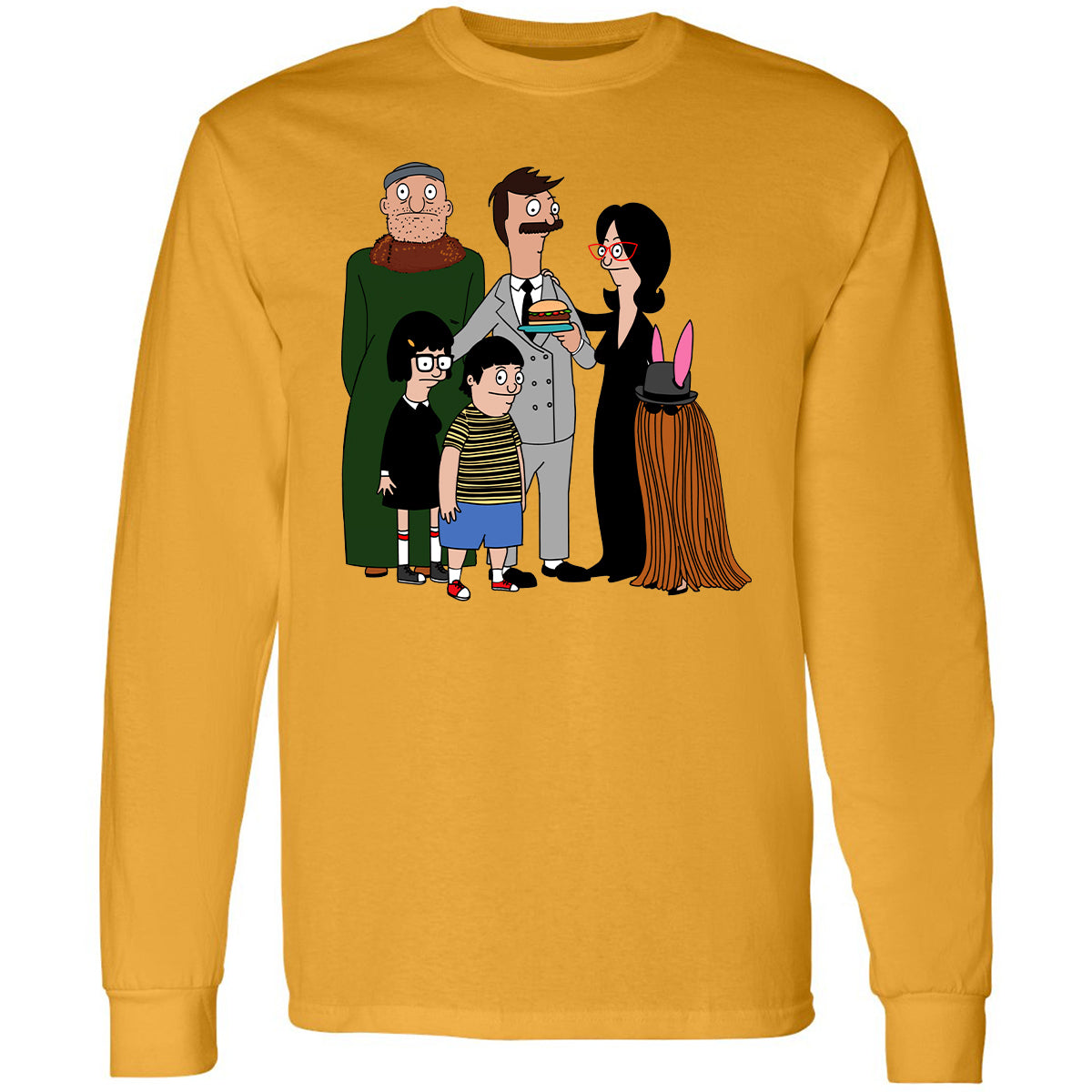 Long Sleeve T-Shirt - NU2XM9ZD - Gold - 9