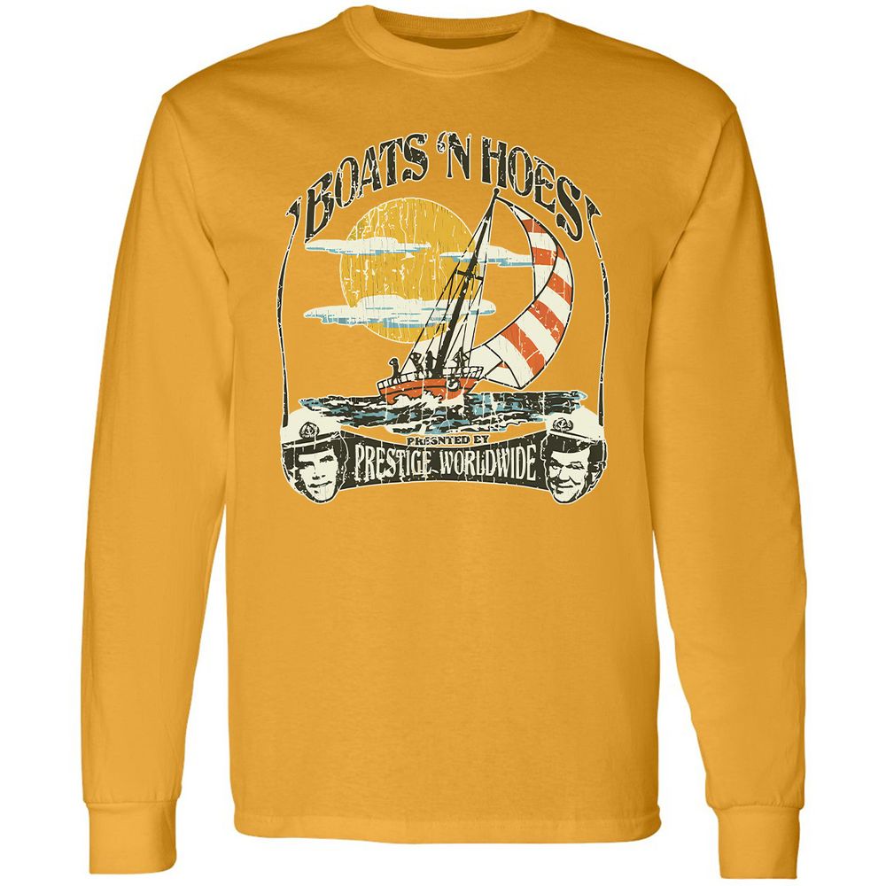 Long Sleeve T-Shirt - X3V1BWQX - Gold - 9
