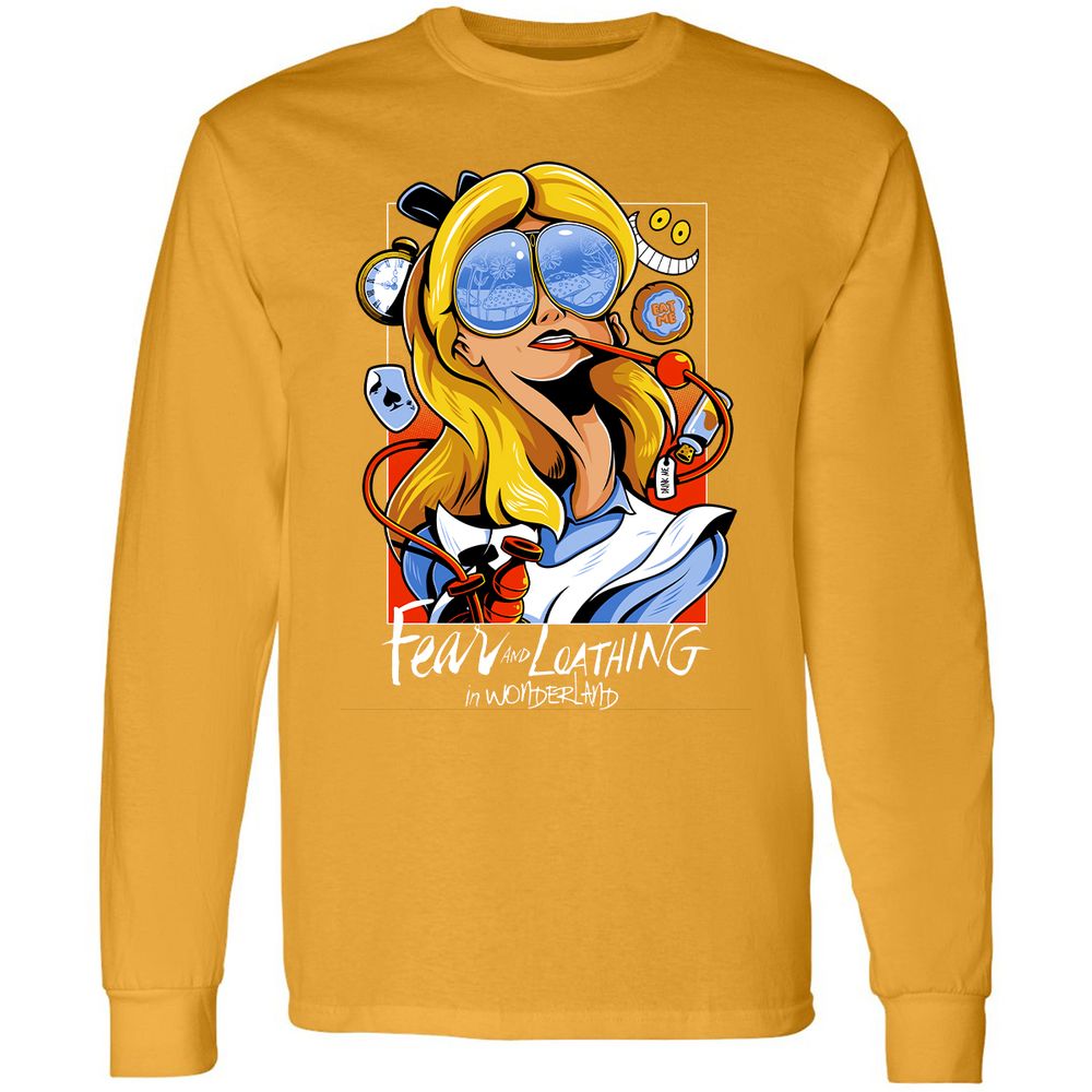 Long Sleeve T-Shirt - GC29Q91A - Gold - 9