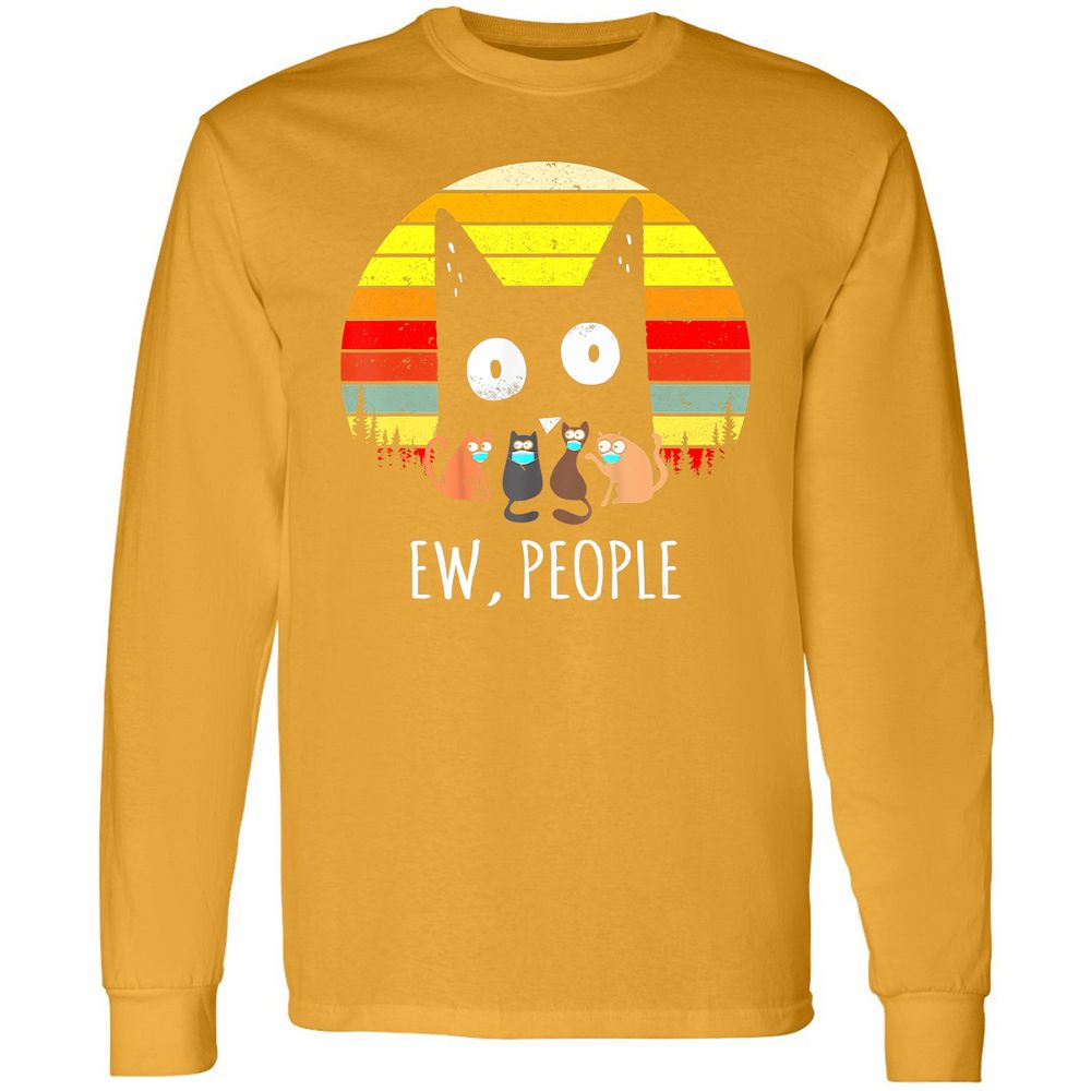 Long Sleeve T-Shirt - UHHSKEAE - Gold - 9