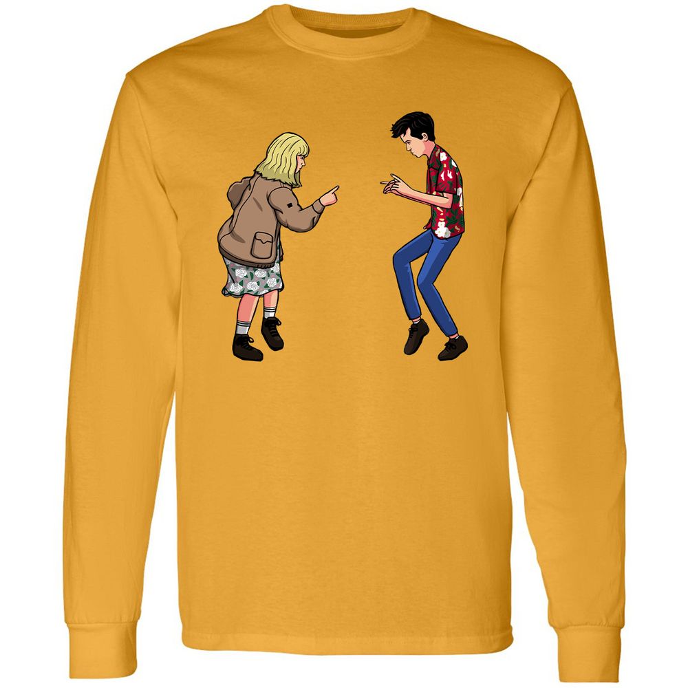 Long Sleeve T-Shirt - DTQU5KXQ - Gold - 9