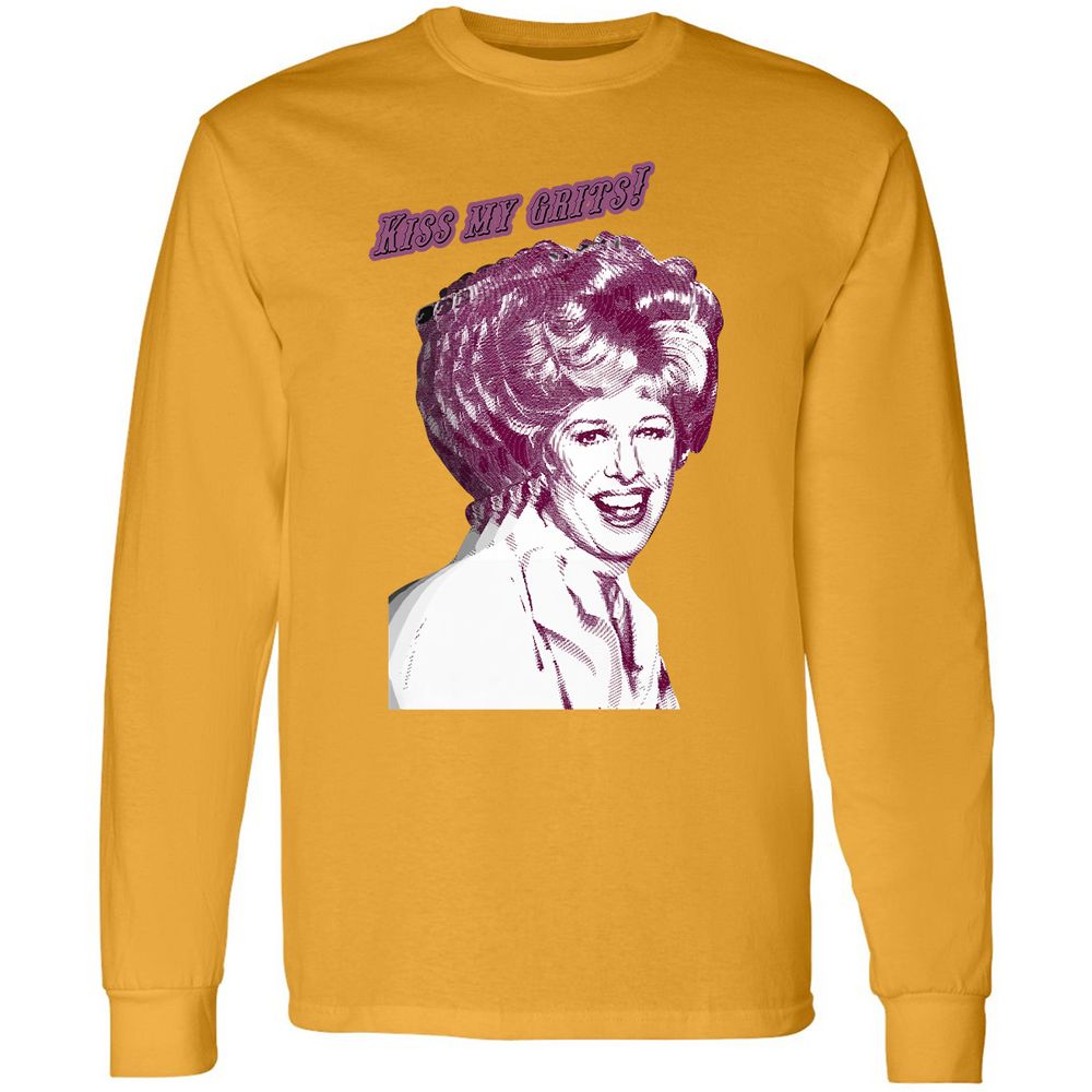 Long Sleeve T-Shirt - 84K5HDWF - Gold - 9
