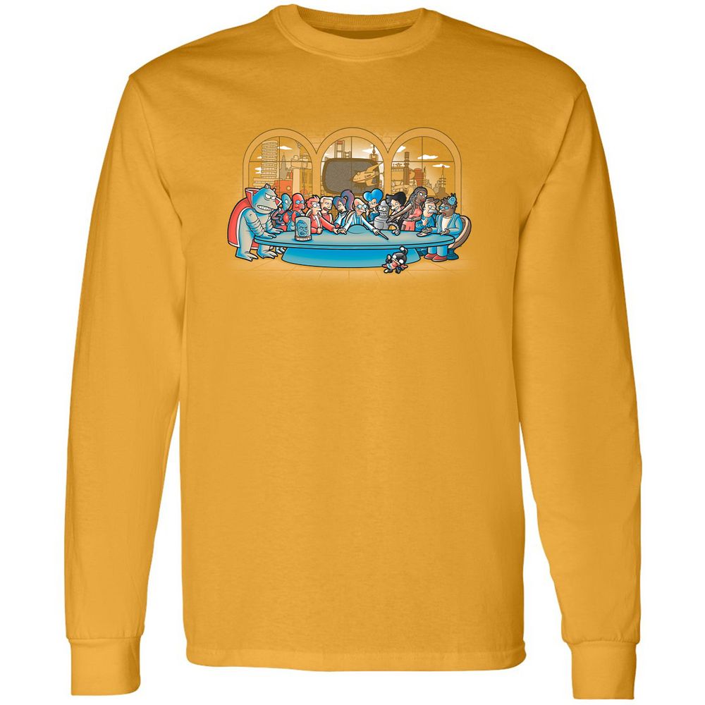 Long Sleeve T-Shirt - LAYJQ7C7 - Gold - 9