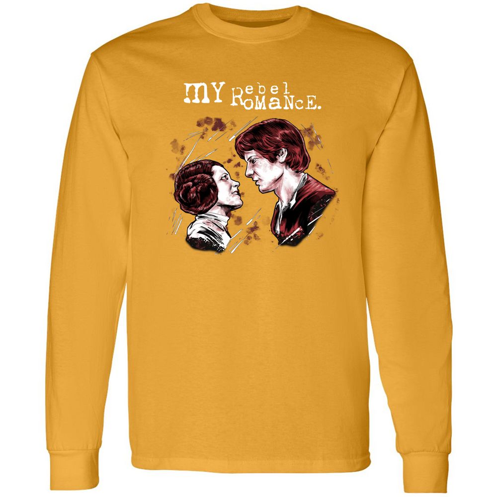 Long Sleeve T-Shirt - E58F9LM7 - Gold - 9