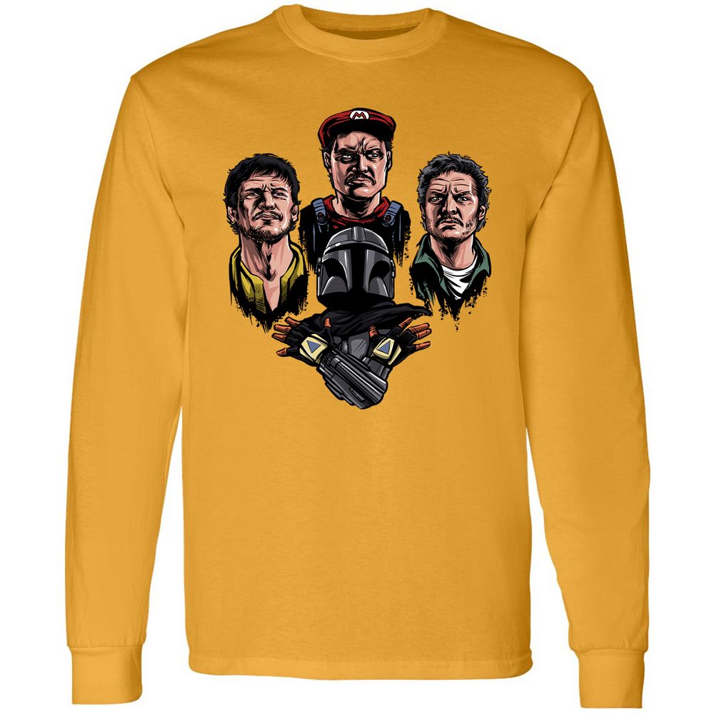 Long Sleeve T-Shirt - HLE7SVH1 - Gold - 9