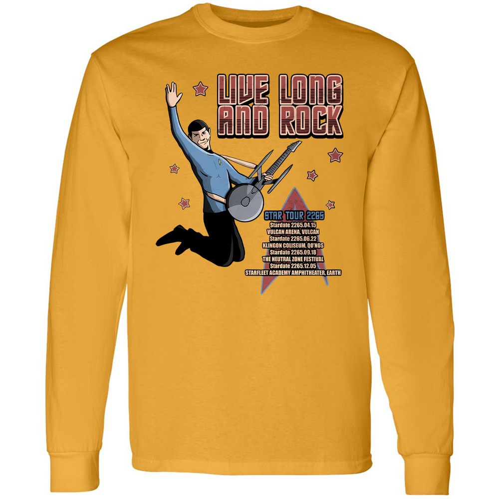 Long Sleeve T-Shirt - FLGH4G91 - Gold - 9