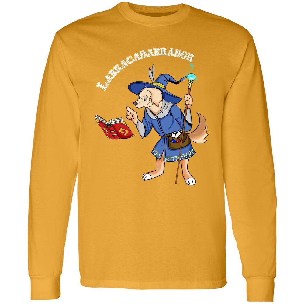 Long Sleeve T-Shirt - YLXL5QQN - Gold - 9