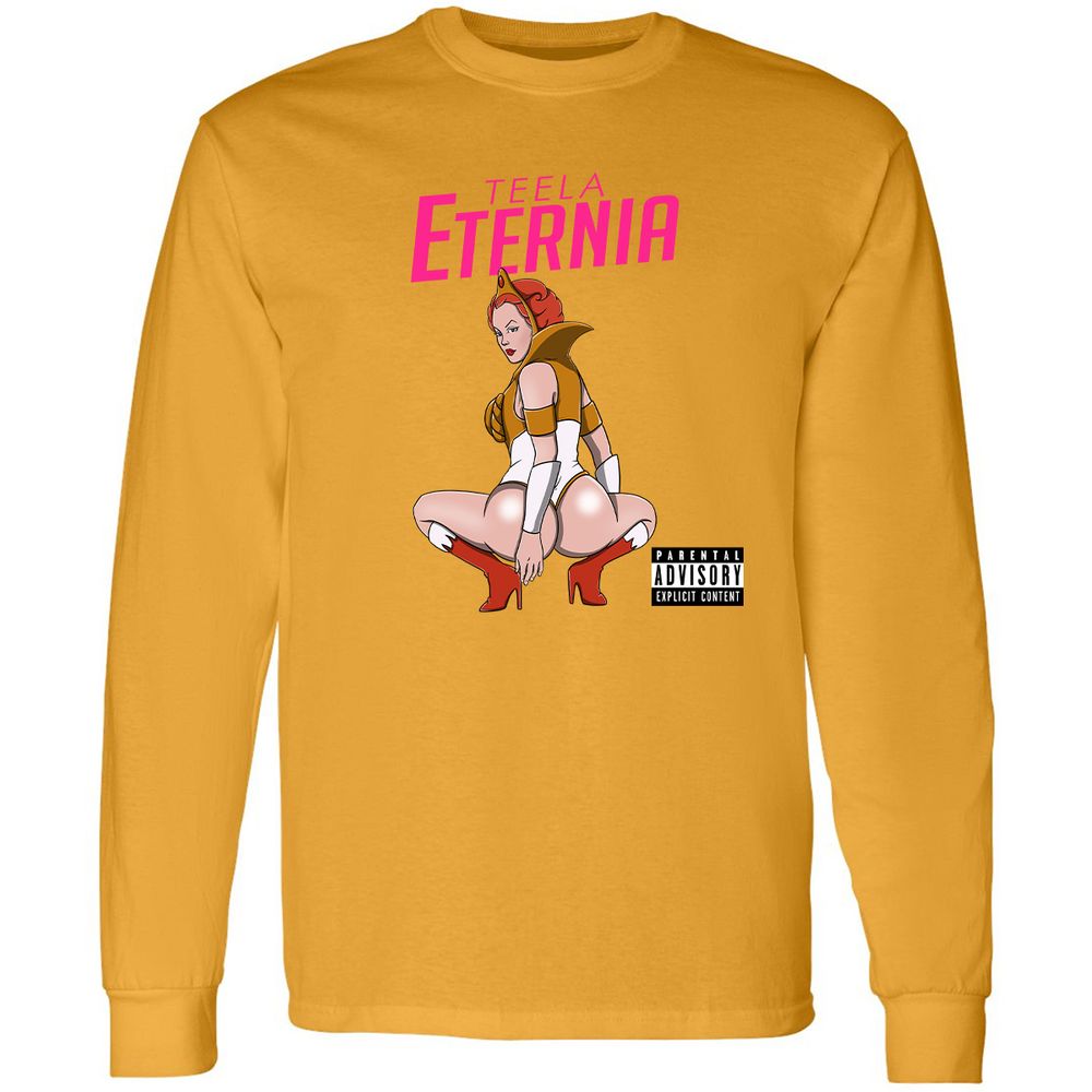 Long Sleeve T-Shirt - AVALQCQ4 - Gold - 9