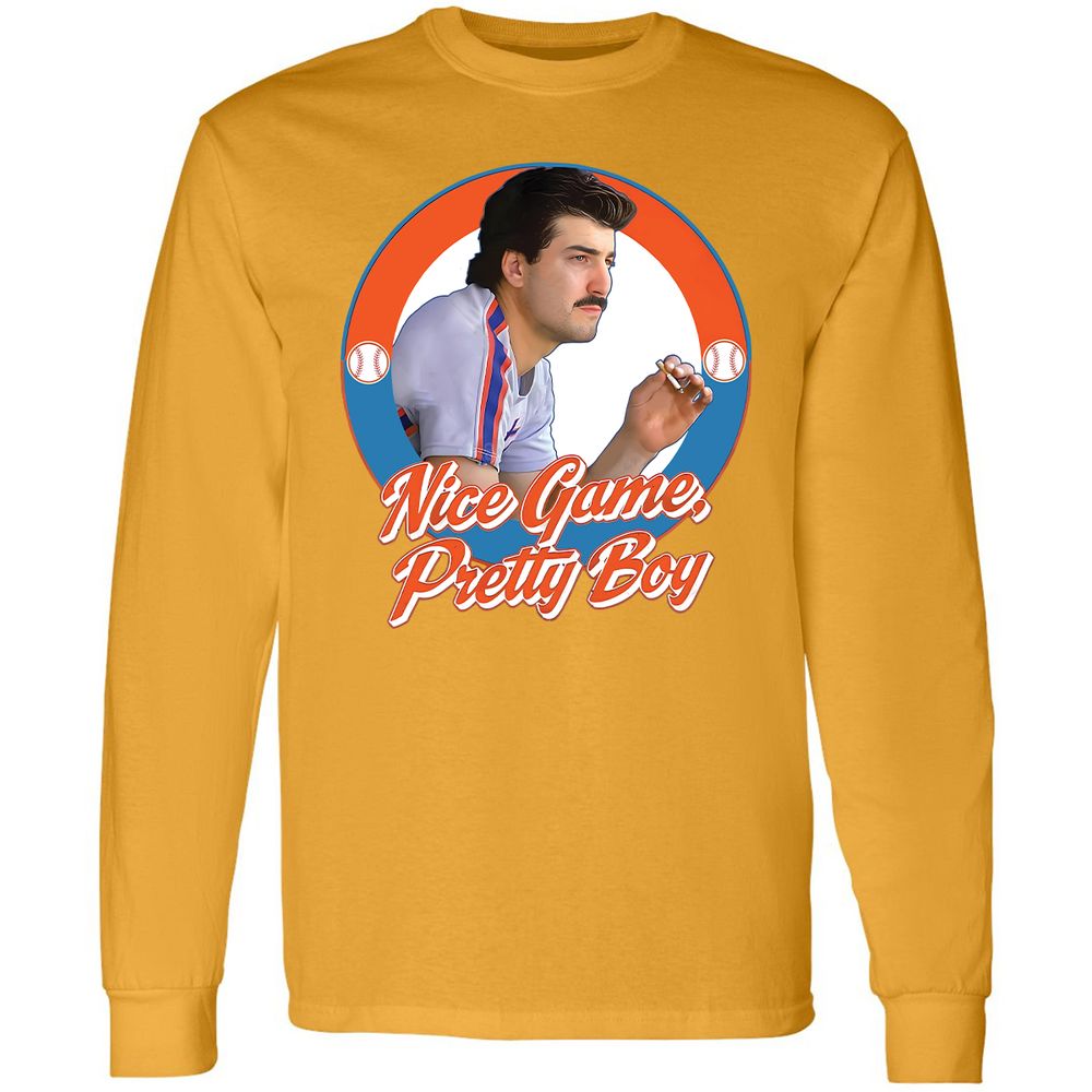 Long Sleeve T-Shirt - 7H9VDS41 - Gold - 9