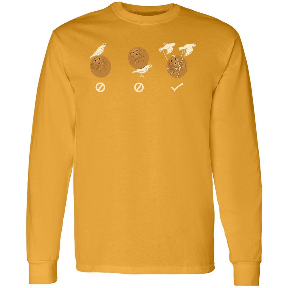Long Sleeve T-Shirt - 2JYQTQAY - Gold - 9