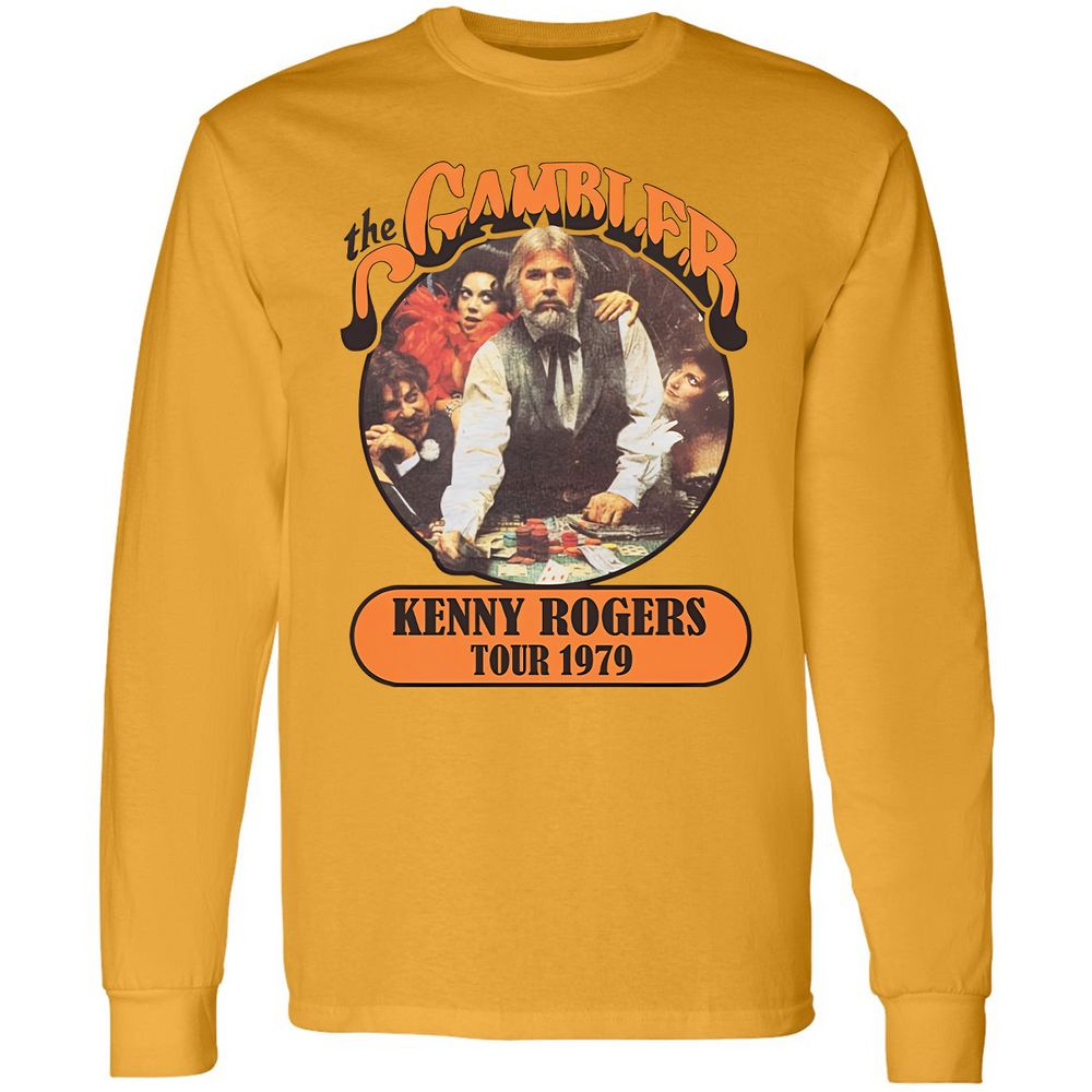 Long Sleeve T-Shirt - U7BQWWPM - Gold - 9