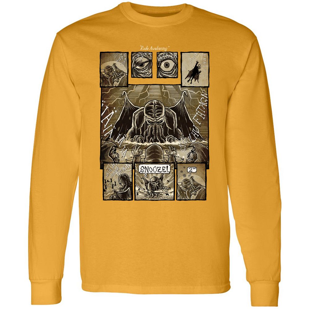 Long Sleeve T-Shirt - BVJVAAY2 - Gold - 9