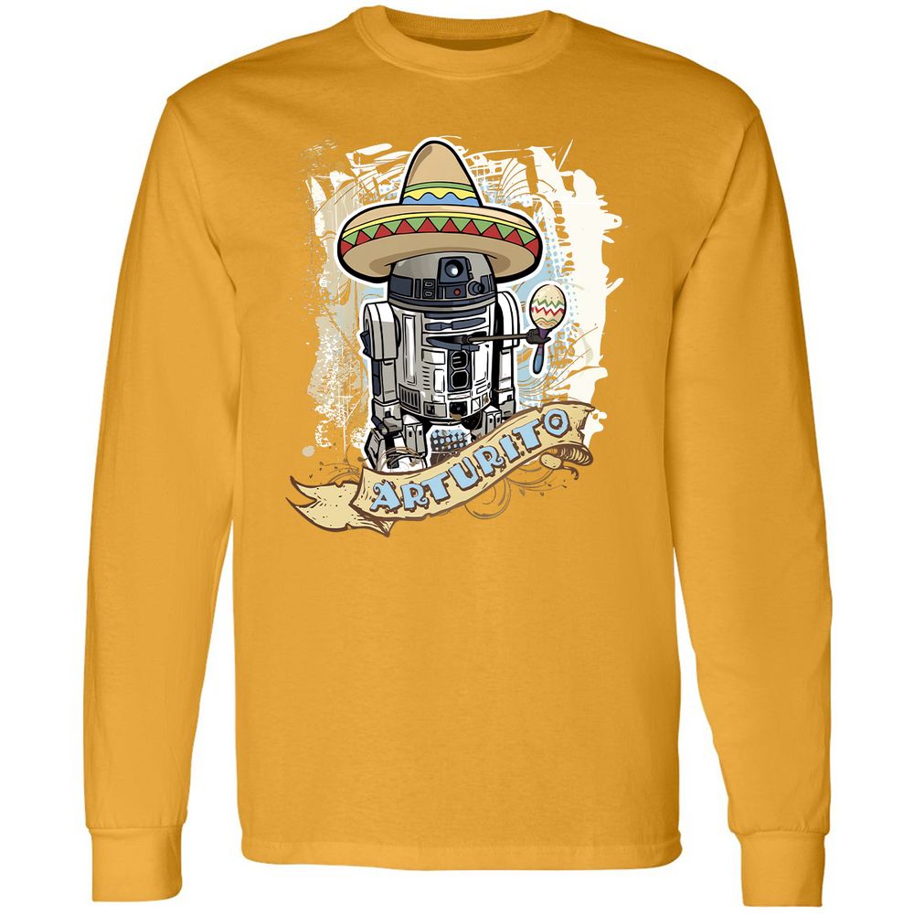 Long Sleeve T-Shirt - WHNPWQCC - Gold - 9