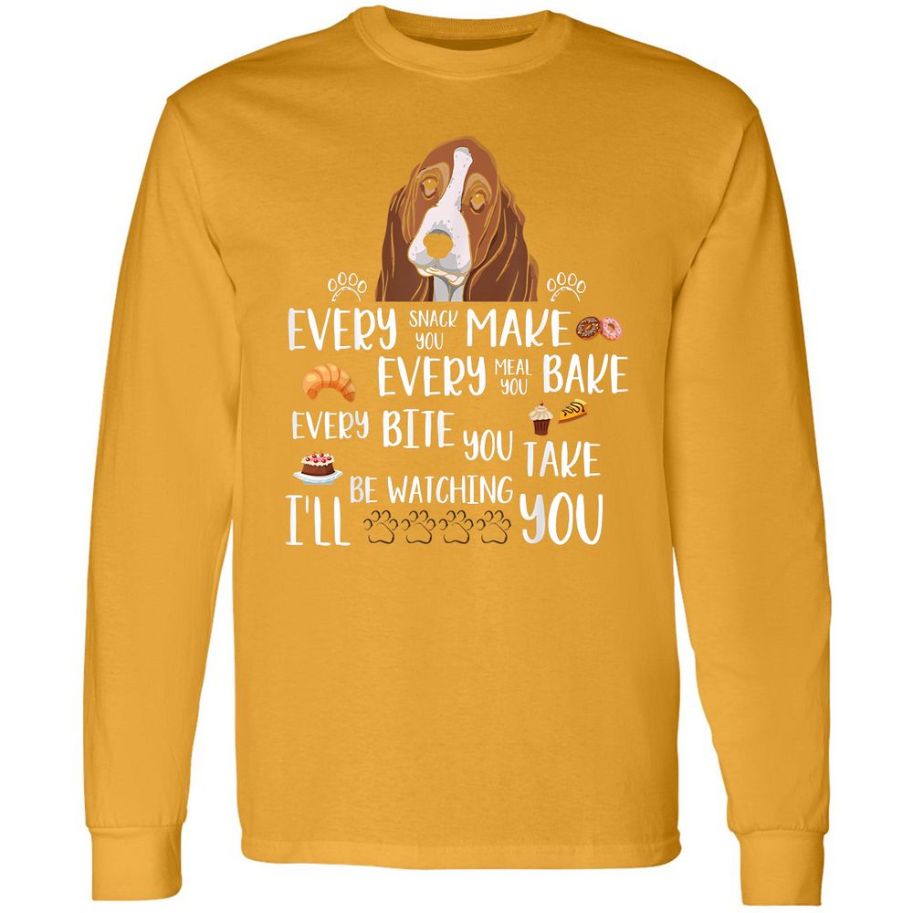 Long Sleeve T-Shirt - 6QU2GD4M - Gold - 9