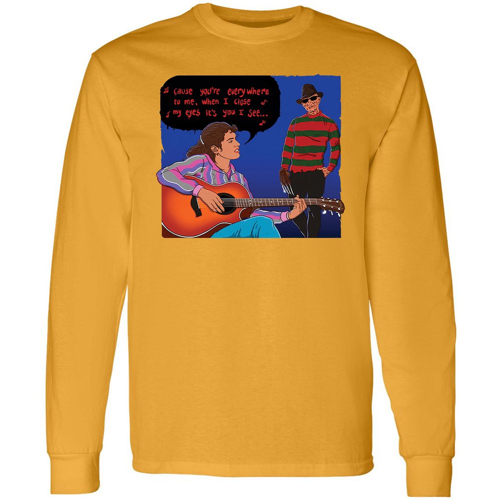 Long Sleeve T-Shirt - MWPFRLV4 - Gold - 9