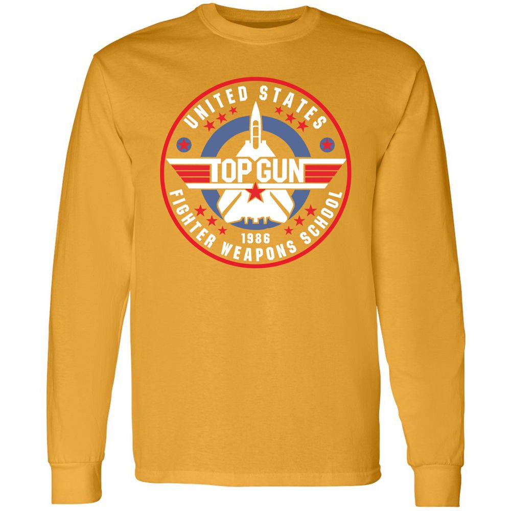 Long Sleeve T-Shirt - JXB8RRBJ - Gold - 9