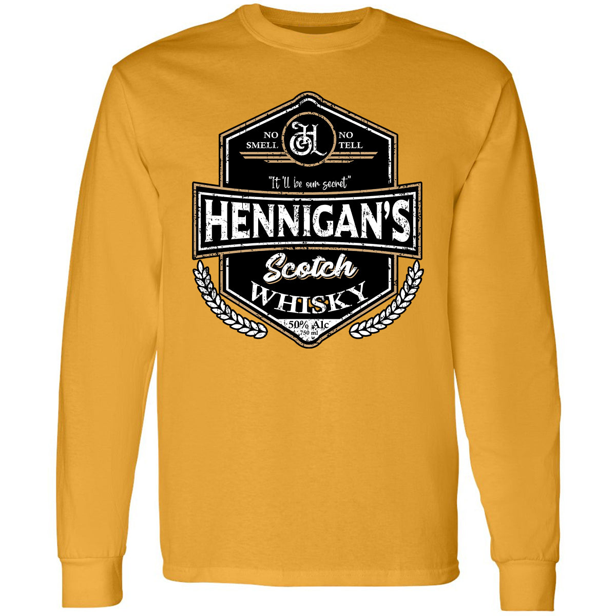 Long Sleeve T-Shirt - B31U2CCA - Gold - 9