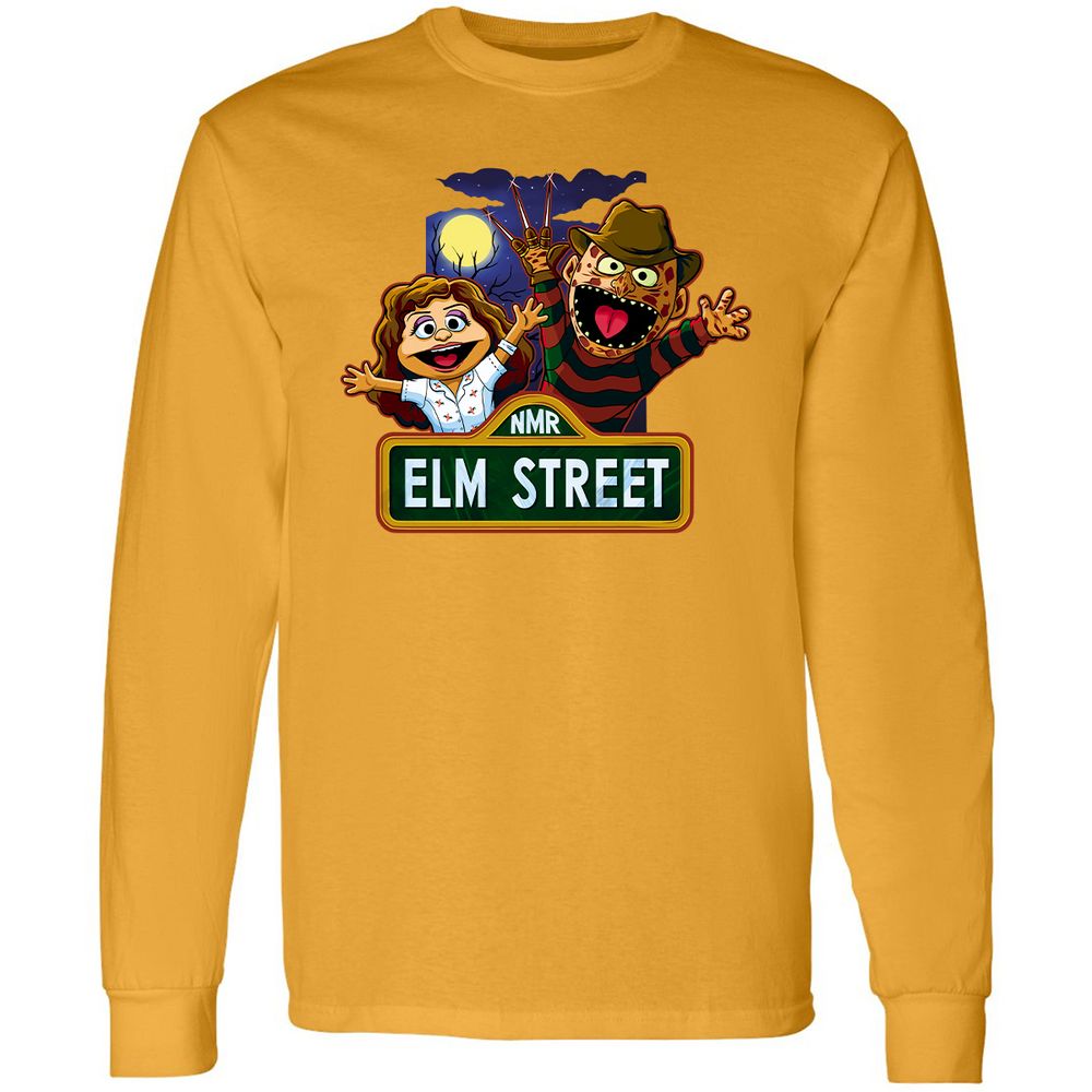 Long Sleeve T-Shirt - KQDXMP2S - Gold - 9