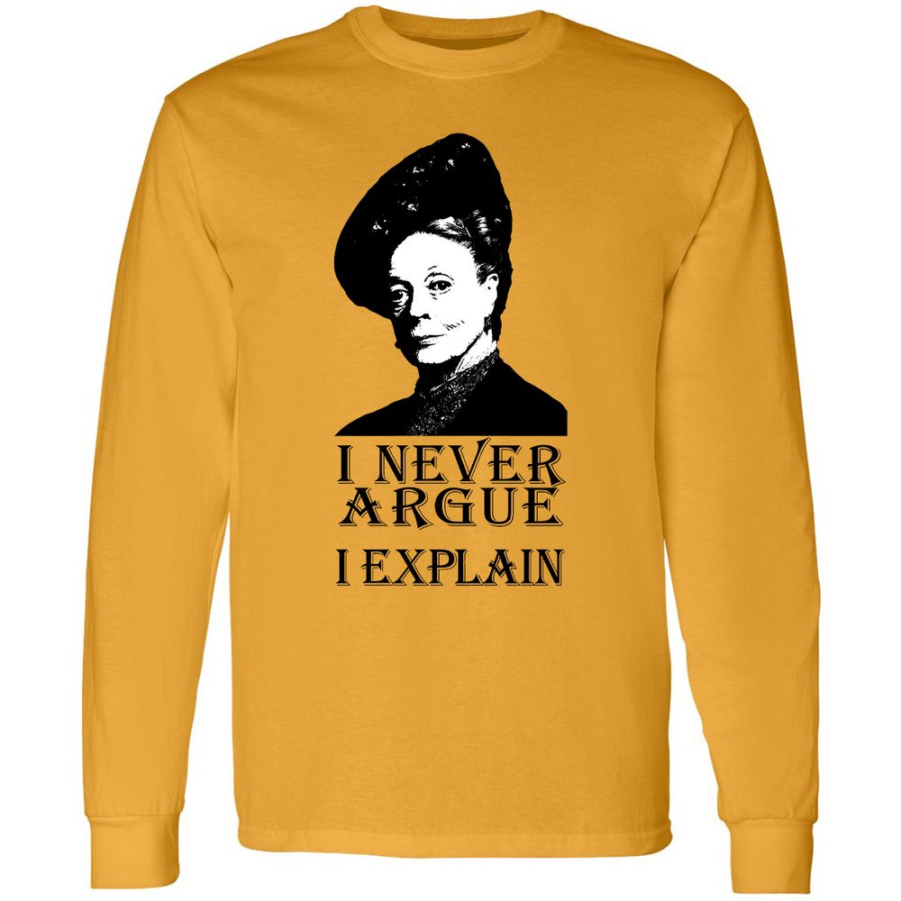 I never argue - Gold - 9