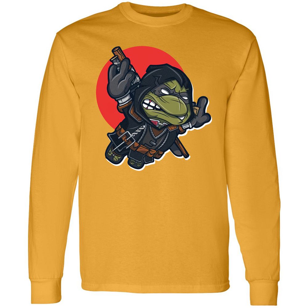 Long Sleeve T-Shirt - Z8V16S9N - Gold - 9