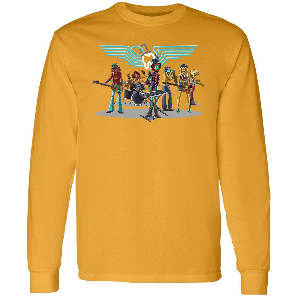 Long Sleeve T-Shirt - F1ZGCY2D - Gold - 9