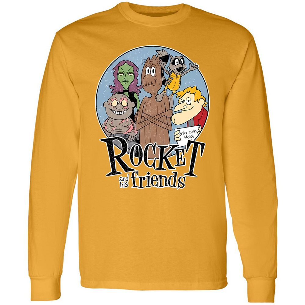 Long Sleeve T-Shirt - VWUWH9MK - Gold - 9