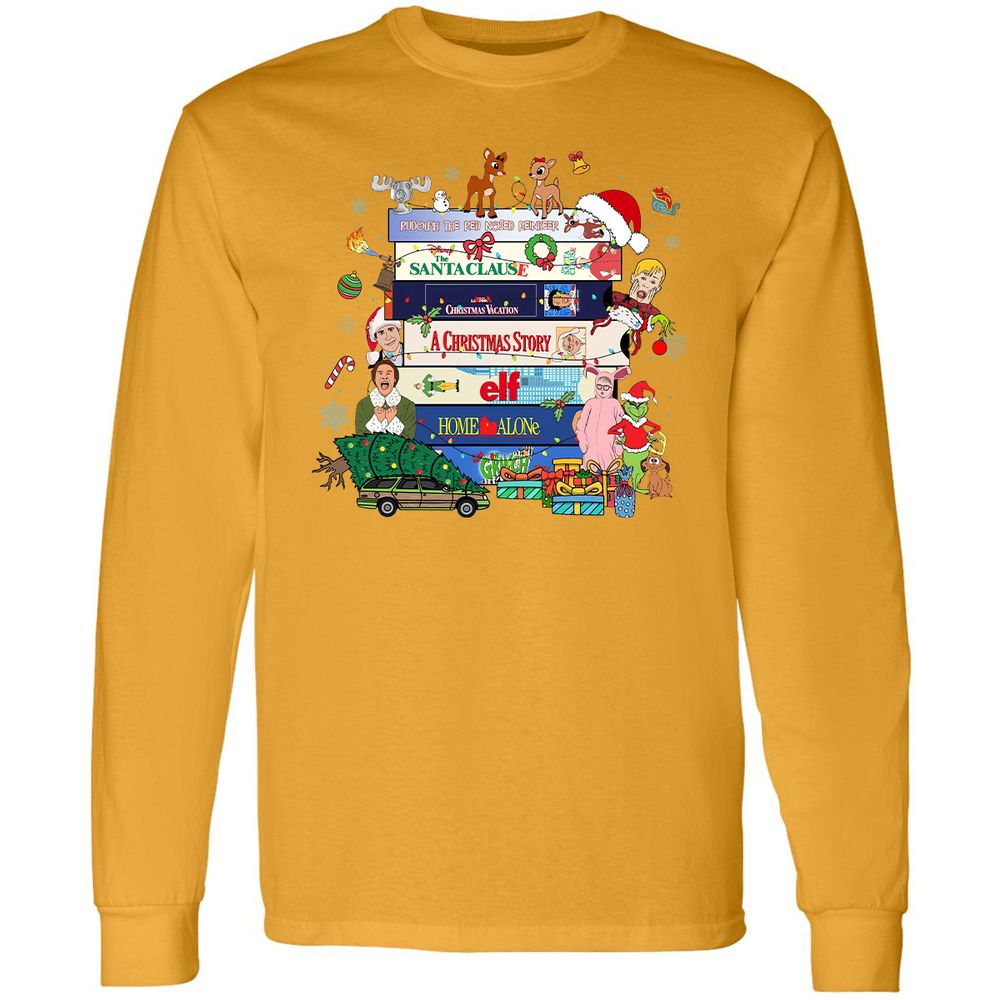 Long Sleeve T-Shirt - SRER6VCV - Gold - 9