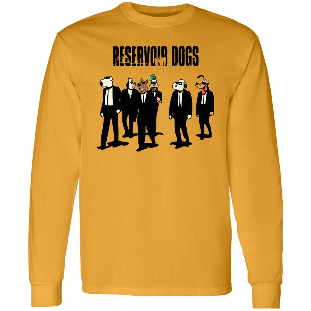 Long Sleeve T-Shirt - M7XVQ8DG - Gold - 9